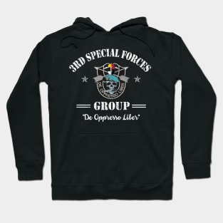 US Army 3rd Special Forces Group Skull De Oppresso Liber SFG - Gift for Veterans Day 4th of July or Patriotic Memorial Day Hoodie